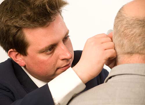 Mark Williams hearing examination tinnitus clinic