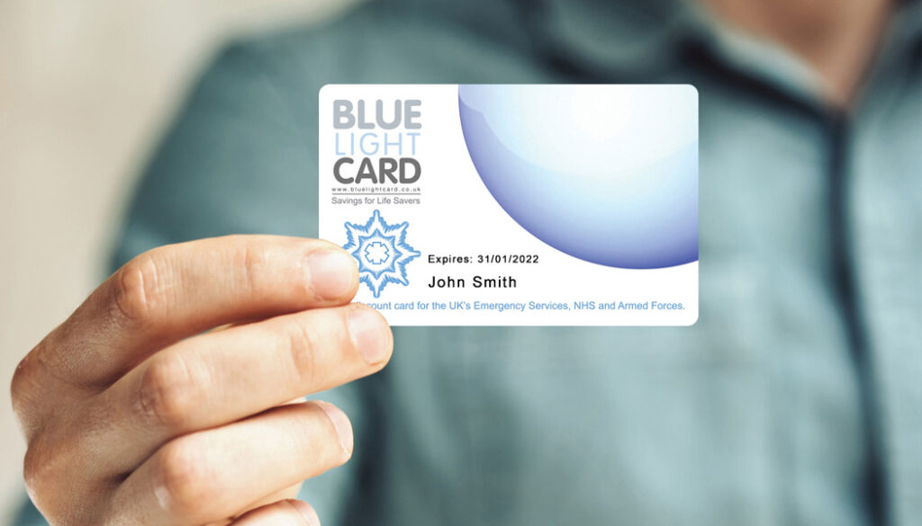 blue light card