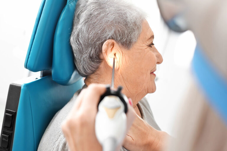 Patient Getting Ear Treatment