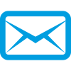 email blue icon